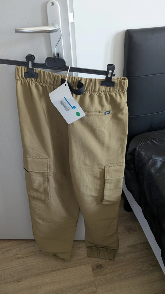VANS Pantalon cargo homme beige XS taille élastiquée poches cargo uni - Photo 3/4