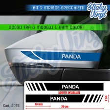 Adesivi Strisce specchietti Fiat Panda Sticker Decal Tuning