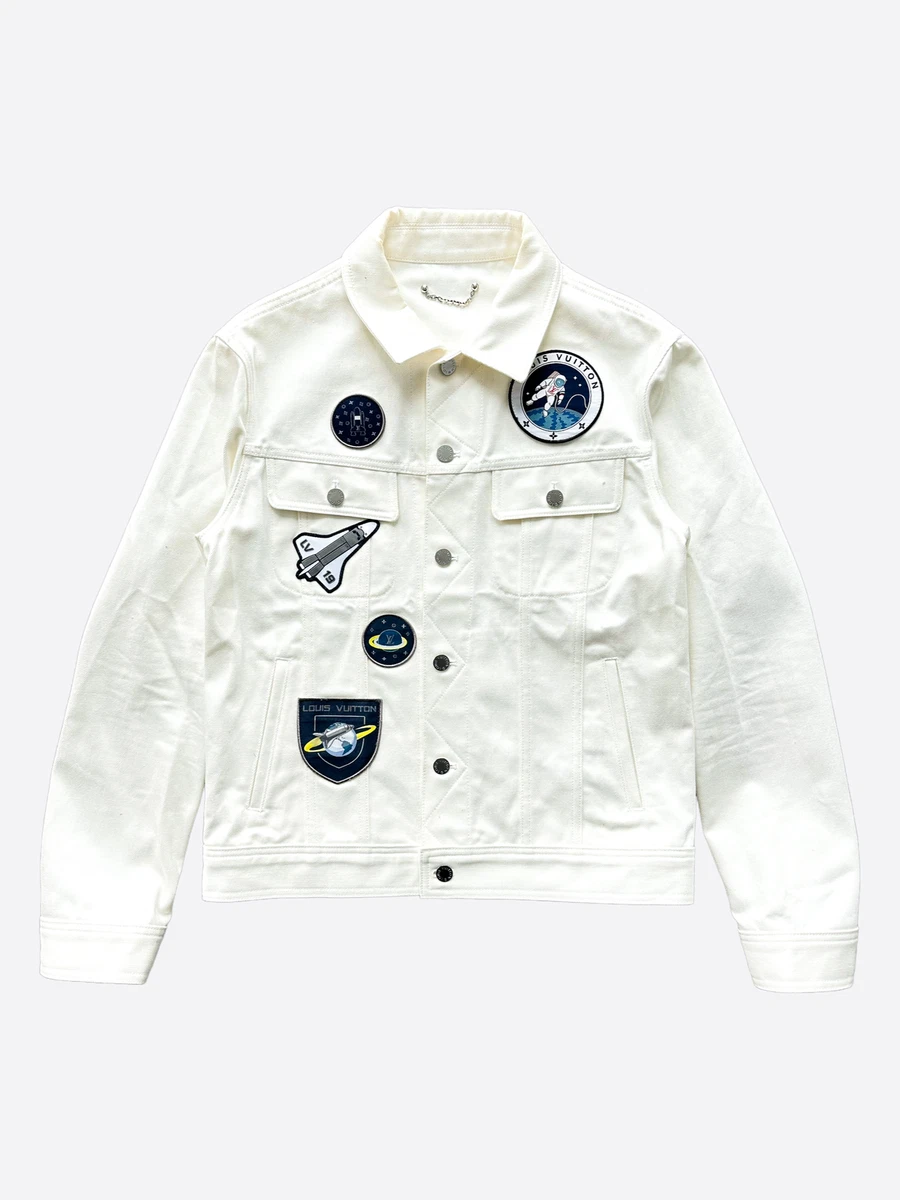【aaa】LOUIS VUITTON ホワイトデニムジャケット 34 Louis Vuitton Denim Regular Size Coats, Jackets & Vests for Men