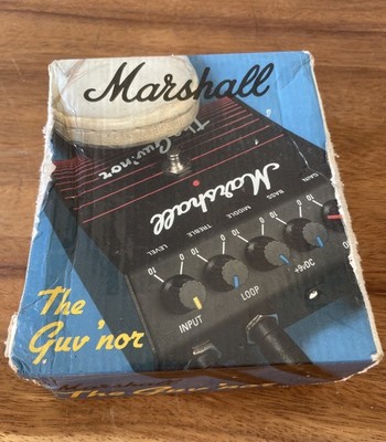 Marshall The Guv'nor Vintage Distortion Pedal MK1 Made In England 1989 GRATIS P&P