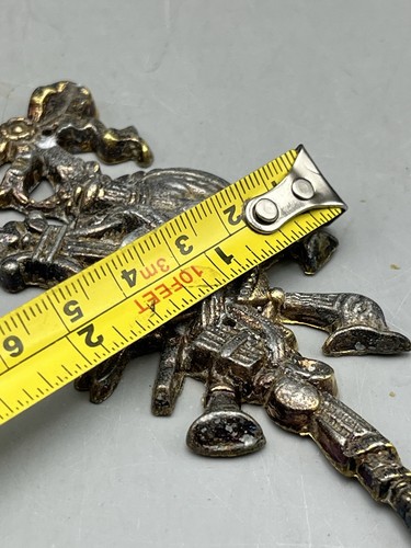 Antique French Ormolu Gilt Bronze Furniture Ornaments Pair Fleur De Lis Marked - Picture 6 of 8