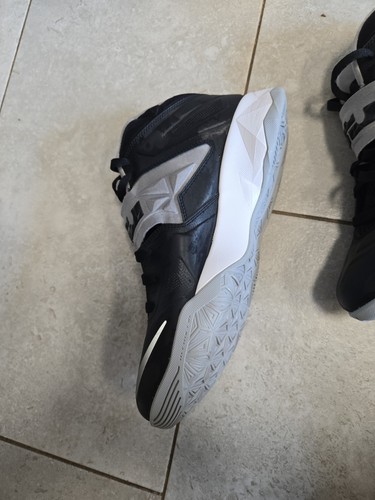 Nike Lebron Zoom Soldier 7 Sneakers Gray Black Size 10 Men Basketball Shoes - Picture 3 of 13