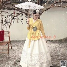 Women Hanbok Dress Korean Traditional National Costume Court Dress Wedding Dress