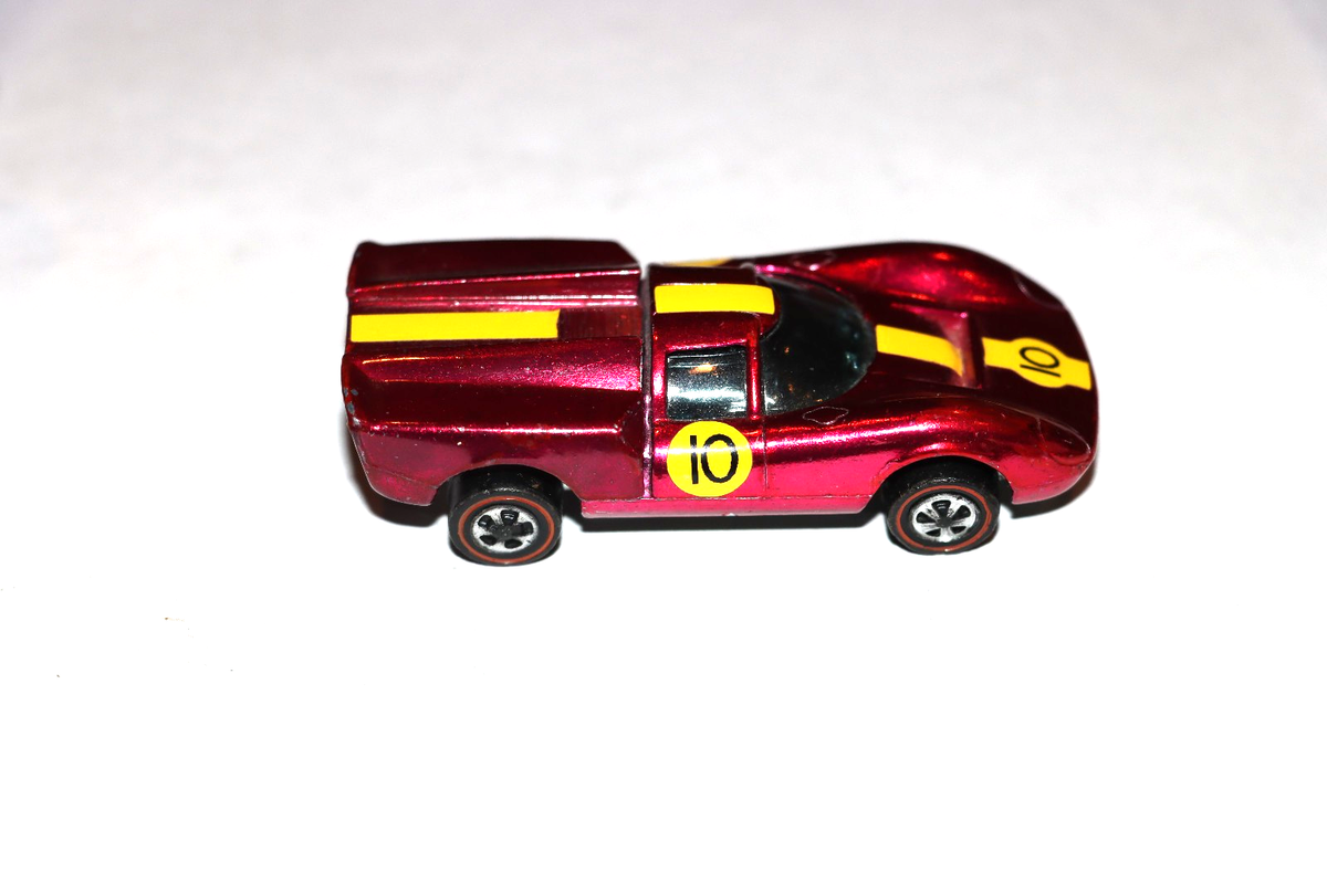 hotwheels redline lola gt70 ミニカー　ローラ RARE 1968 Hot Wheels Redline Lola GT70 Rose Red IN EXCELLENT