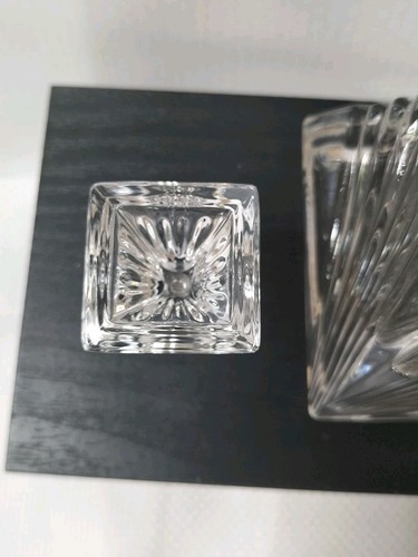 RCR Royal Crystal Rock Perfume Bottle Italian Lead Crystal Triangle Pyramid 12cm - Picture 11 of 24