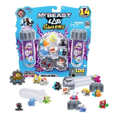 MrBeast Lab Swarms Series 3, Hyper Fusion Series, 14 Pack 1 inch, Multicolor 