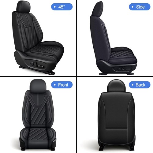 5-Seat Covers For Hyundai Santa Fe 2007-2025 Full Set PU Leather Seat Cushion - Picture 5 of 10