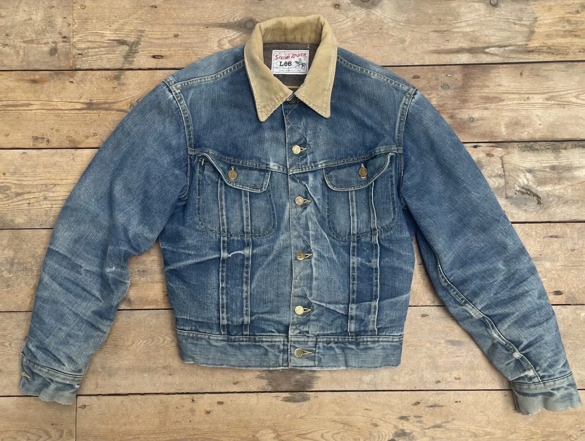 Vintage Early 70’s Lee Storm Rider jacket with horizontal lining size 38/40 S/M