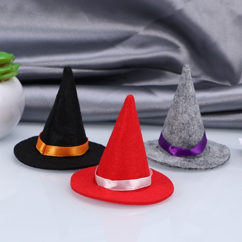pcs Lovely Witch Hats Chic Wine Bottle Decor Party Favors DIY Hair Accessories - Picture 7 of 12