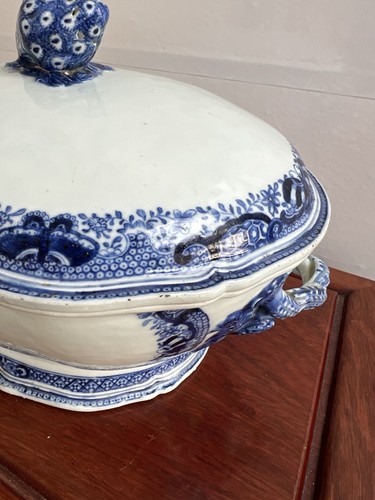 Antique 18th Century Chinese Blue and White Porcelain Tureen 27.5cm - Picture 9 of 24