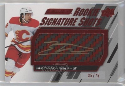 2023 Upper Deck Engrained Red Stick 35/75 Jakob Pelletier #RSS-PE Auto RC 1p9e