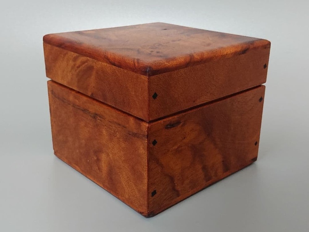 Jubako Bento Box Japanese Solid wood joiner antique tamamoto cover