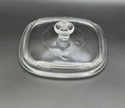 Vintage Pyrex Corning Ware A9C Clear Glass Square Casserole Replacement Lid