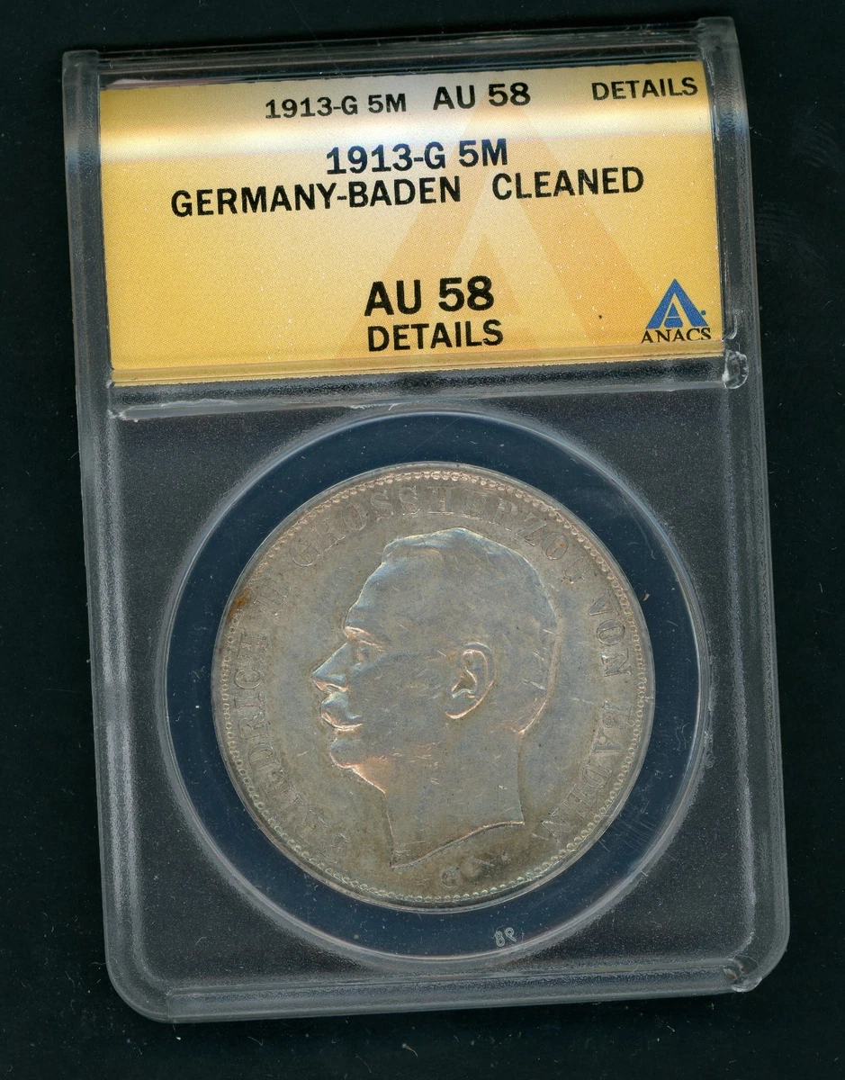 AU 58 Graded 1913 Year European Coins for sale | eBay