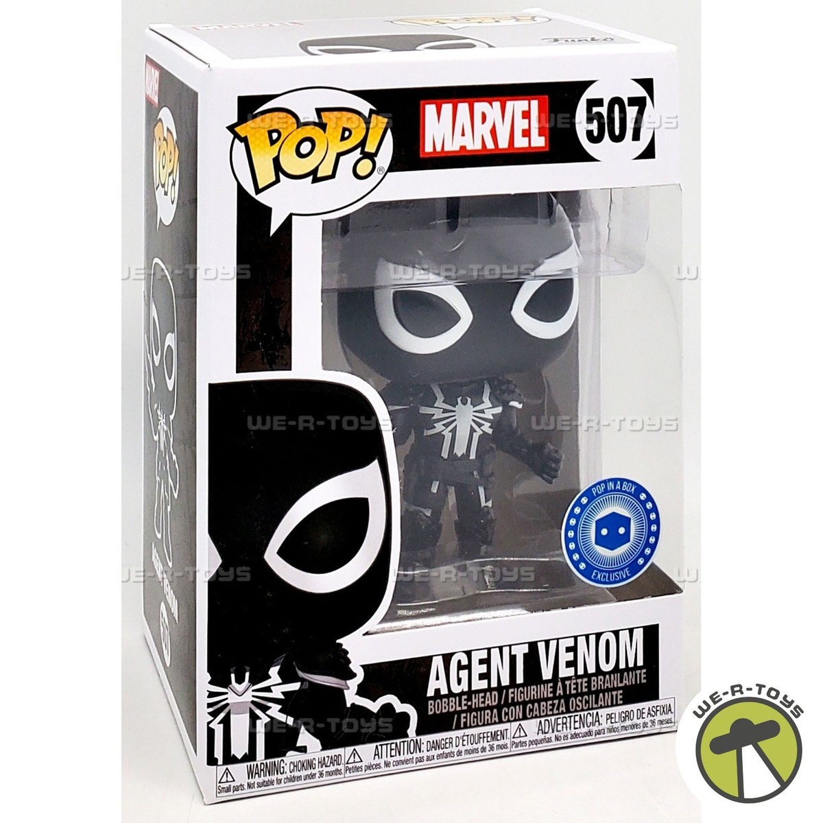 Funko POP Marvel Agent Venom 507 Vinyl Bobble Head Figure | eBay