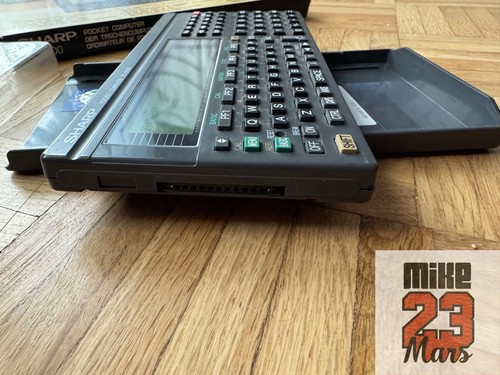 Vintage Sharp PC-E500 Pocket Basic Computer Calculator fully working with box - Bild 8 von 18
