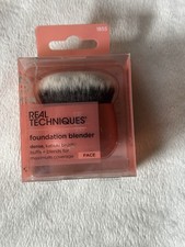 Real Techniques 213 Foundation Blender Kabuki Makeup Brush Dense Face Buff New