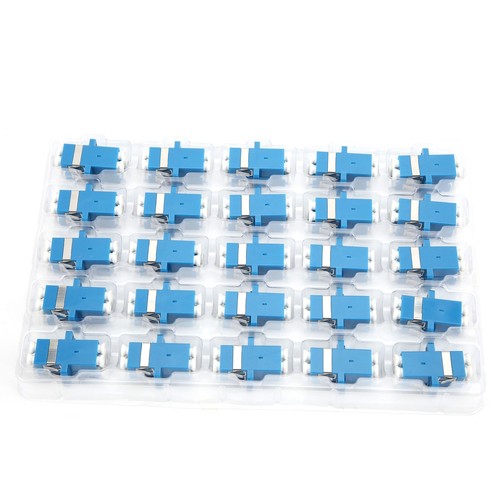 50Pcs Fiber Optic Koppler LCLC UPC Duplex Stecker Adapter Liefert - Afbeelding 3 van 24