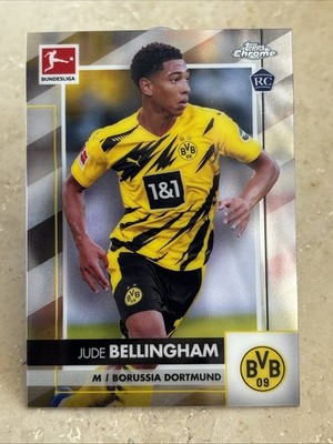 2021 Topps Chrome Rookie Jude Bellingham Borussia Dortmund RC