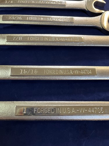 Craftsman 14pc Combination Wrench Set SAE 12pt 1/4" - 1" USA - Picture 15 of 24