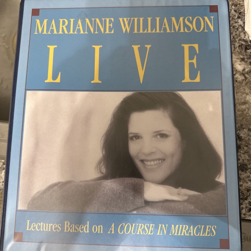 Marianne Williamson Live cassettes Nightingale Conant. Missing Second cassette