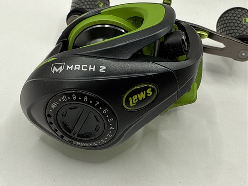 Lews Mach 2 Speed Spool Baitcast Reel Left Hand 10BB 7.5:1 New With Scratches - Picture 5 of 8