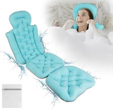 Bath Cushion for Tub, Full Body Bath Pillow for Bathtub with Washing Bag, Pro...