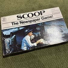 1976 Leisure Home Parties Scoop The Newspaper Game! Vintage Board