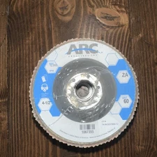 ARC abrasives Inc. 1067355 4-12” HD Flap Discs 10-Pack New