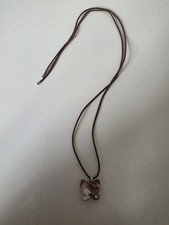 Swarovski Pink Butterfly Necklace