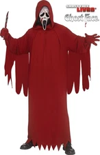 Crimson Red Deluxe GhostFace Adult Costume w/ Bloody Ghostface Mask  Free Ship!