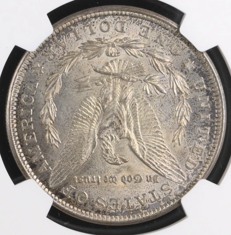 1921 NGC MS64 Minor Curved Clip @ 10:30 Morgan Silver Dollar Mint Error - Image 4 of 4