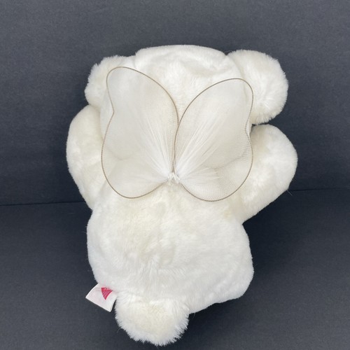 VTG 1979-1988 Dakin CUDDLES White Plush Angel Wing Teddy Bear 14" Stuffed Animal - Picture 4 of 12