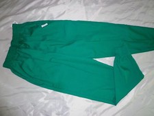 Landau Scrub Pant W/ Knit Cuff 2 Side Pockets Style 8322 Green Size Small