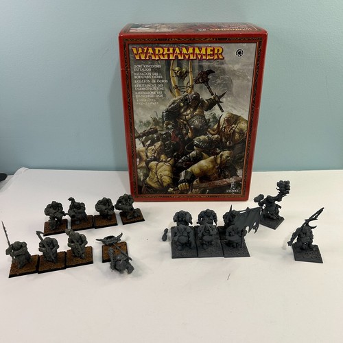 Warhammer WFB Fantasy Ogerkönigreiche Bataillon Box + Bragg + Feuerbauch zusammengebaut