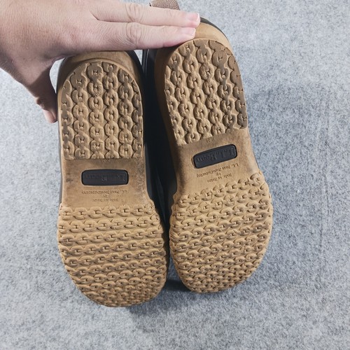 LL BEAN Boots Shearling Lined Slip On Womens Size 13 USA Made Vintage - Picture 7 of 8