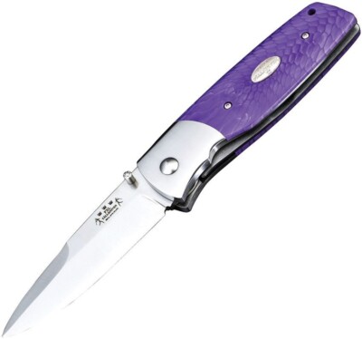 Fallkniven PXL Folding Knife 3.38'' Satin Elmax Steel Blade Dragon Juma Handle