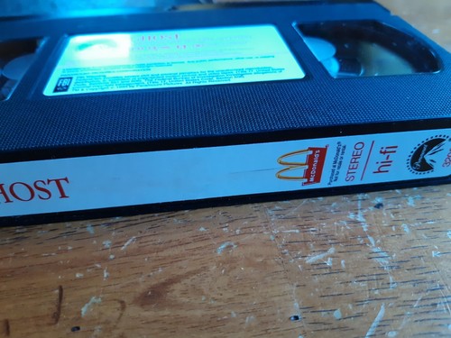 Ghost VHS 1991/McDonald's Promo No Barcode /Patrick Swayze Demi Moore Ex - Picture 10 of 11