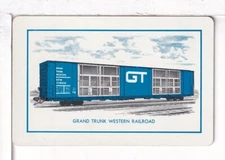 Single Railroad Playing Card "Canadian National, CN-16a" Ballhagen Bk, Stand