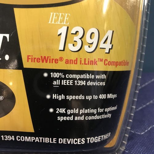 GE HO97914 Firewire Universal Cable All-In-One 10 ft. IEEE 1394 3-in-1 - Picture 2 of 4
