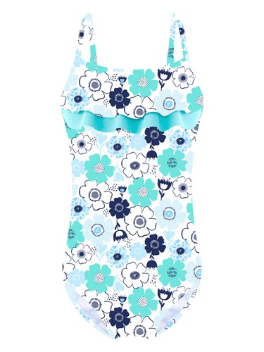 DE Mädchen Badeanzug Einteiler Bademode Schwimmanzug Swimsuit Badekleidung - Bild 36 von 63