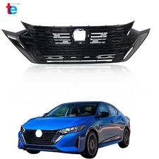Plastic Black 62310-6LY2A Front Bumper Upper Grille For 2024-25 Nissan Sentra SR