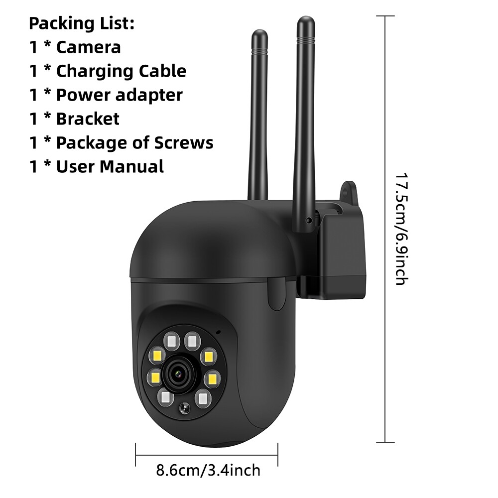 5G WIFI 1080P IP Camera Wireless indoor CCTV HD PTZ Smart Home Security ...