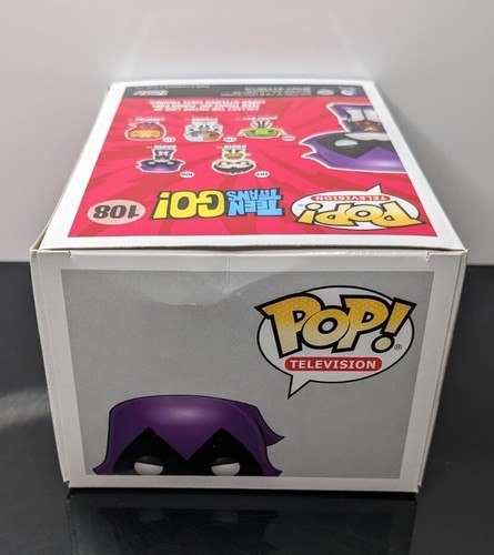 FUNKO POP TEEN TITANS GO! RAVEN 108 LEUCHTEN IM DUNKLEN SPIELZEUG R US EXKLUSIV GEWÖLBT - Bild 7 von 9