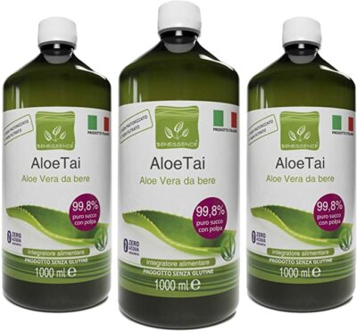 Aloe Vera zum Trinken reiner Saft und Fruchtfleisch - Detox Funktion - Darmwo...