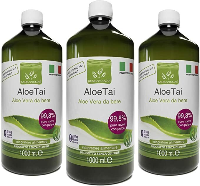 Aloe Vera para beber puro jugo y pulpa - función de desintoxicación - bienest...