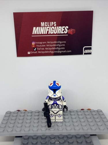 Lego 501st Clone Pilot Hacha Clone Trooper Con Blaster - Imagen 1 de 4