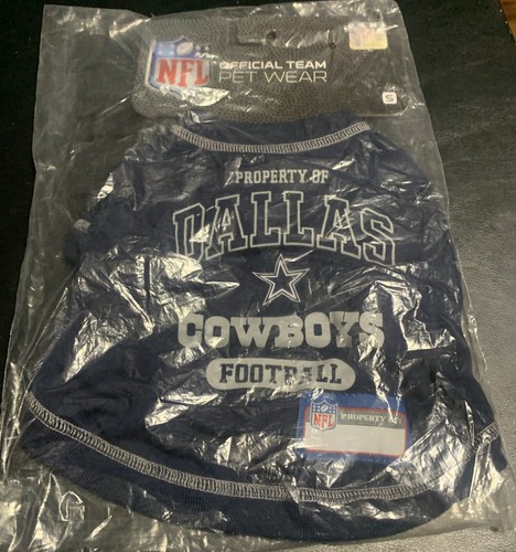 NFL Official Team Pet Wear Dallas Cowboys Pet Dog Shirt Size Large NEW WITH TAGS - Picture 1 of 4