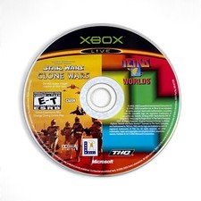 Star Wars XBOX Live The Clone Wars & Tetris Worlds Game disc only
