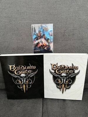 2 x Baldurs Gate 3 PS5 Spielehülle nur Schutzhüllen - ohne Spiel - Sammlerstück + Karte